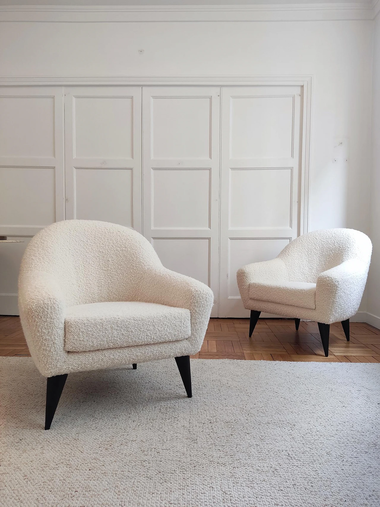 Pair of armchairs attributed to Charles Ramos, 1950s 11