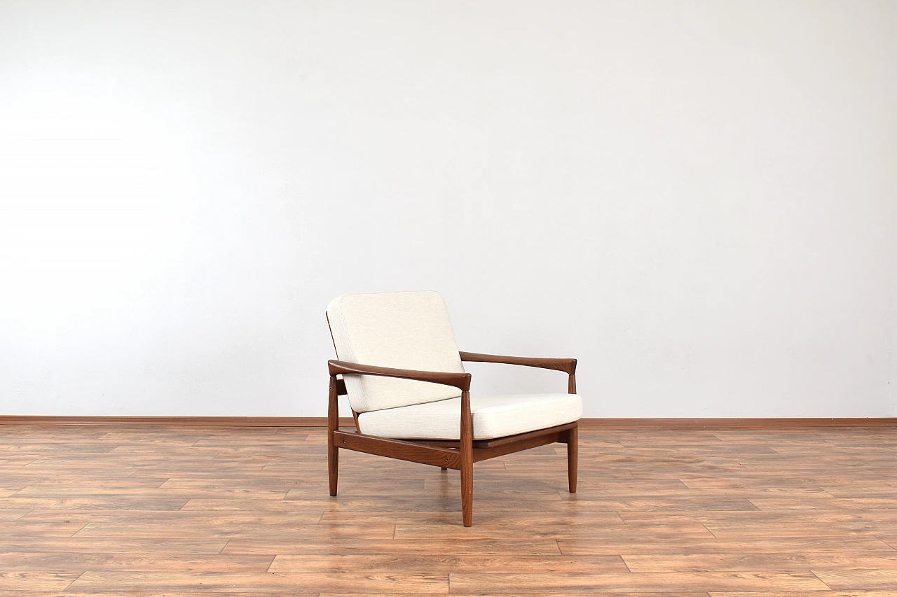 Pair of Kolding oak armchairs by Erik Wørts for Ikea, 1960s 5