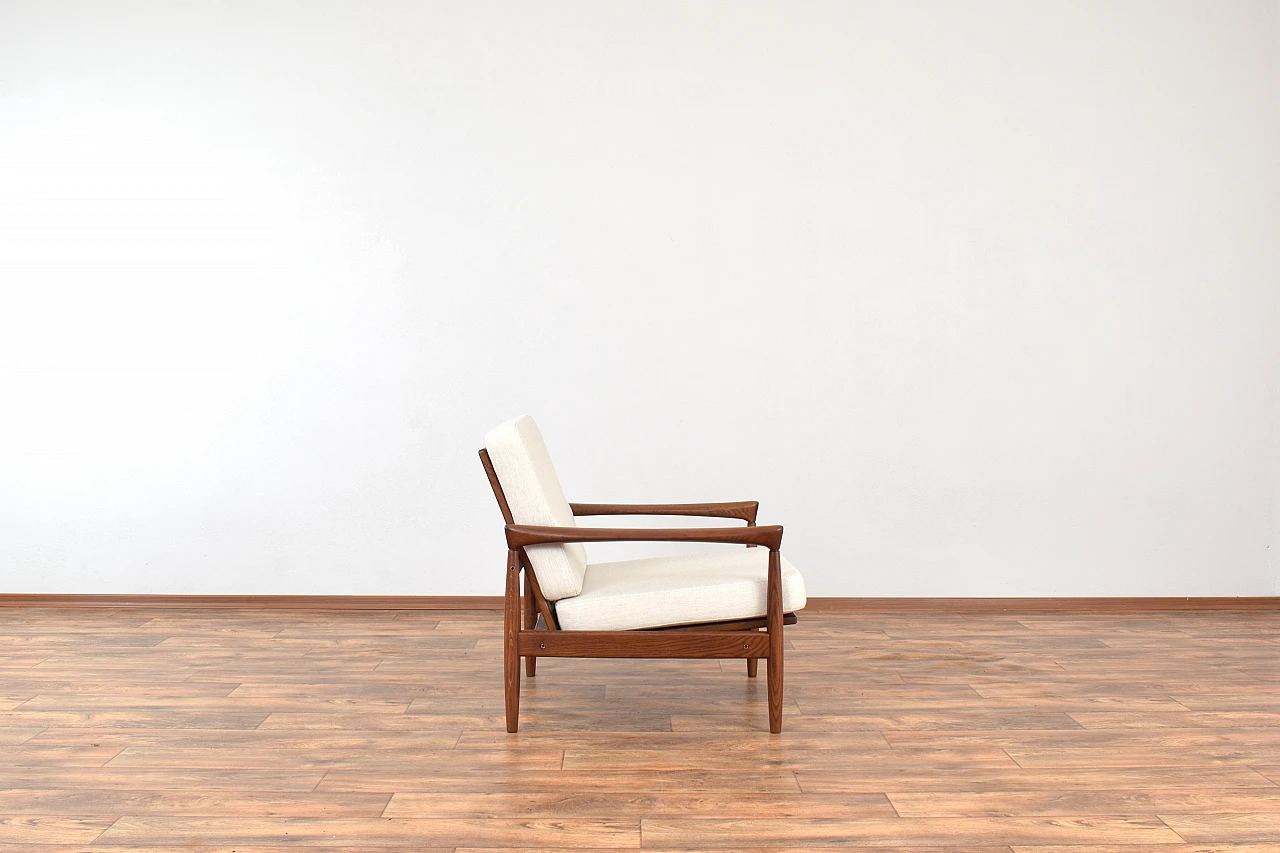 Pair of Kolding oak armchairs by Erik Wørts for Ikea, 1960s 7