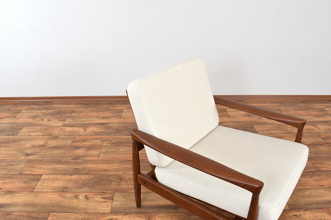 Pair of Kolding oak armchairs by Erik Wørts for Ikea, 1960s 12