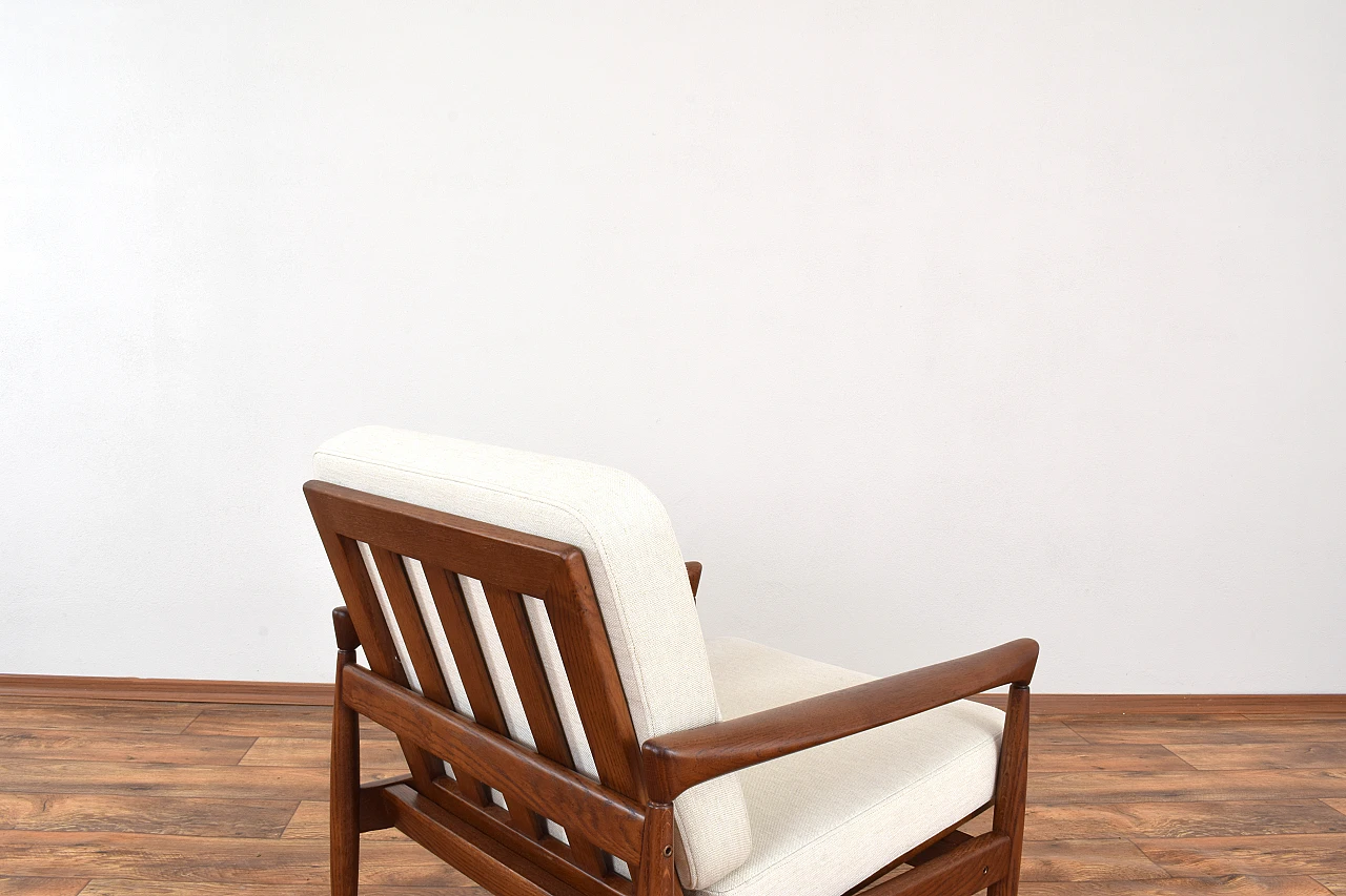 Pair of Kolding oak armchairs by Erik Wørts for Ikea, 1960s 13