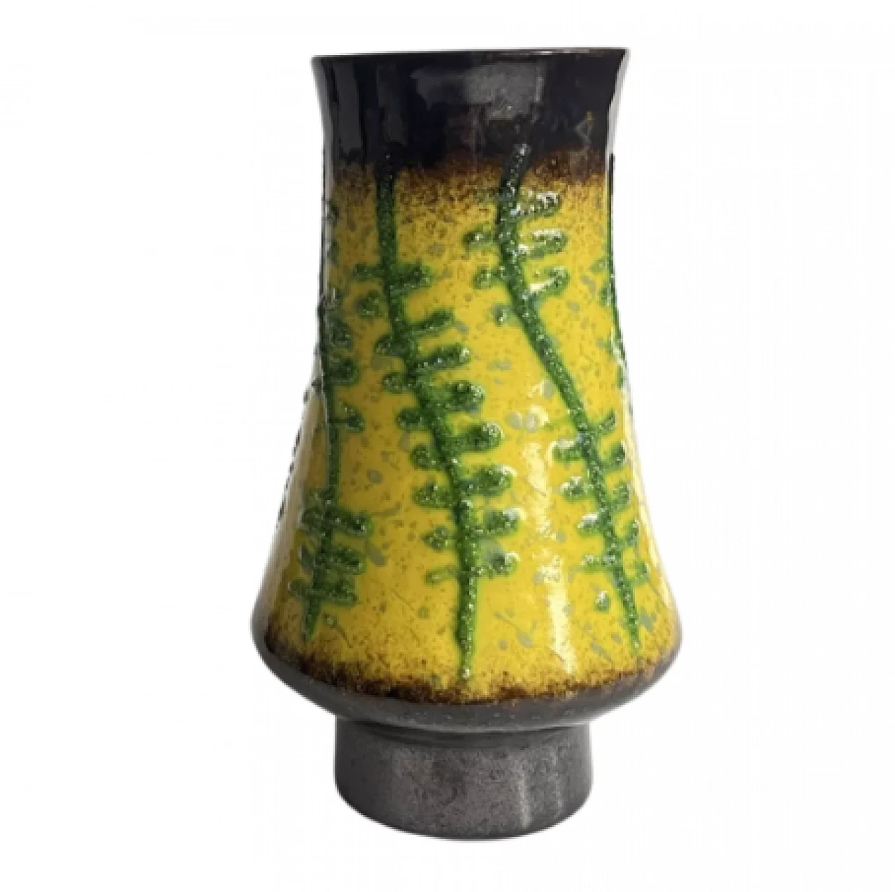 Fat Lava ceramic vase by Strehla Keramik, 1960s 3