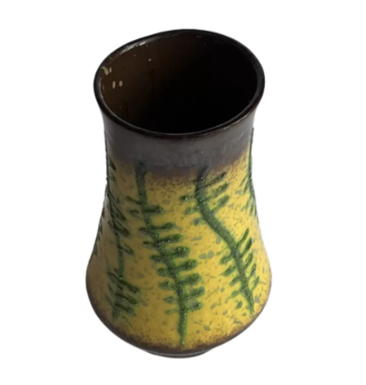 Vaso in ceramica Fat Lava di Strehla Keramik, anni '60 7