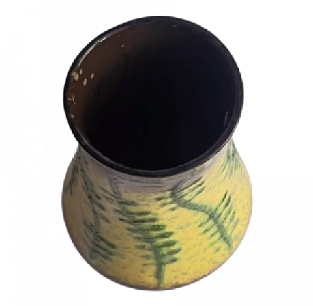 Vaso in ceramica Fat Lava di Strehla Keramik, anni '60 9