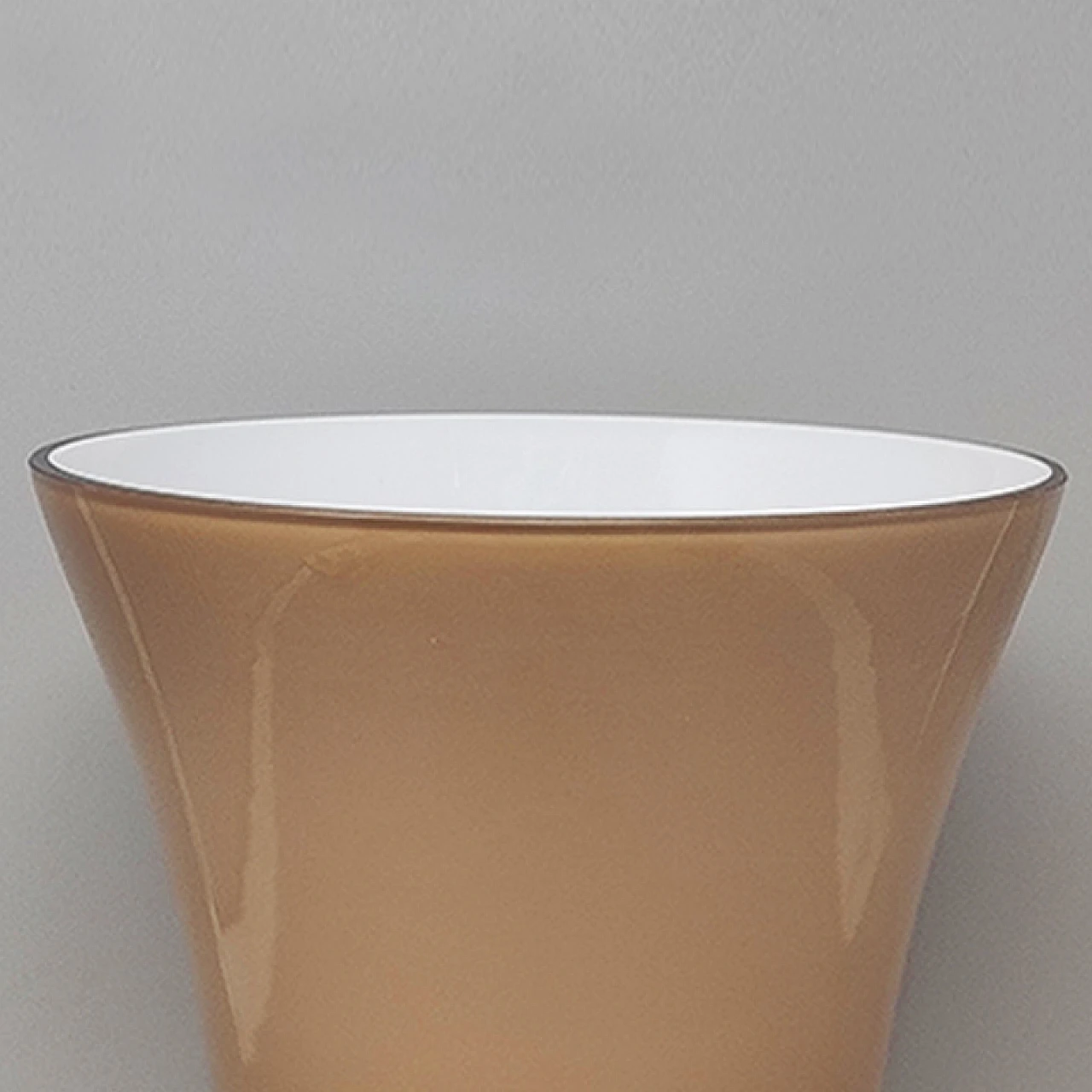 Brown Murano glass vase by Carlo Nason, 2000s 6