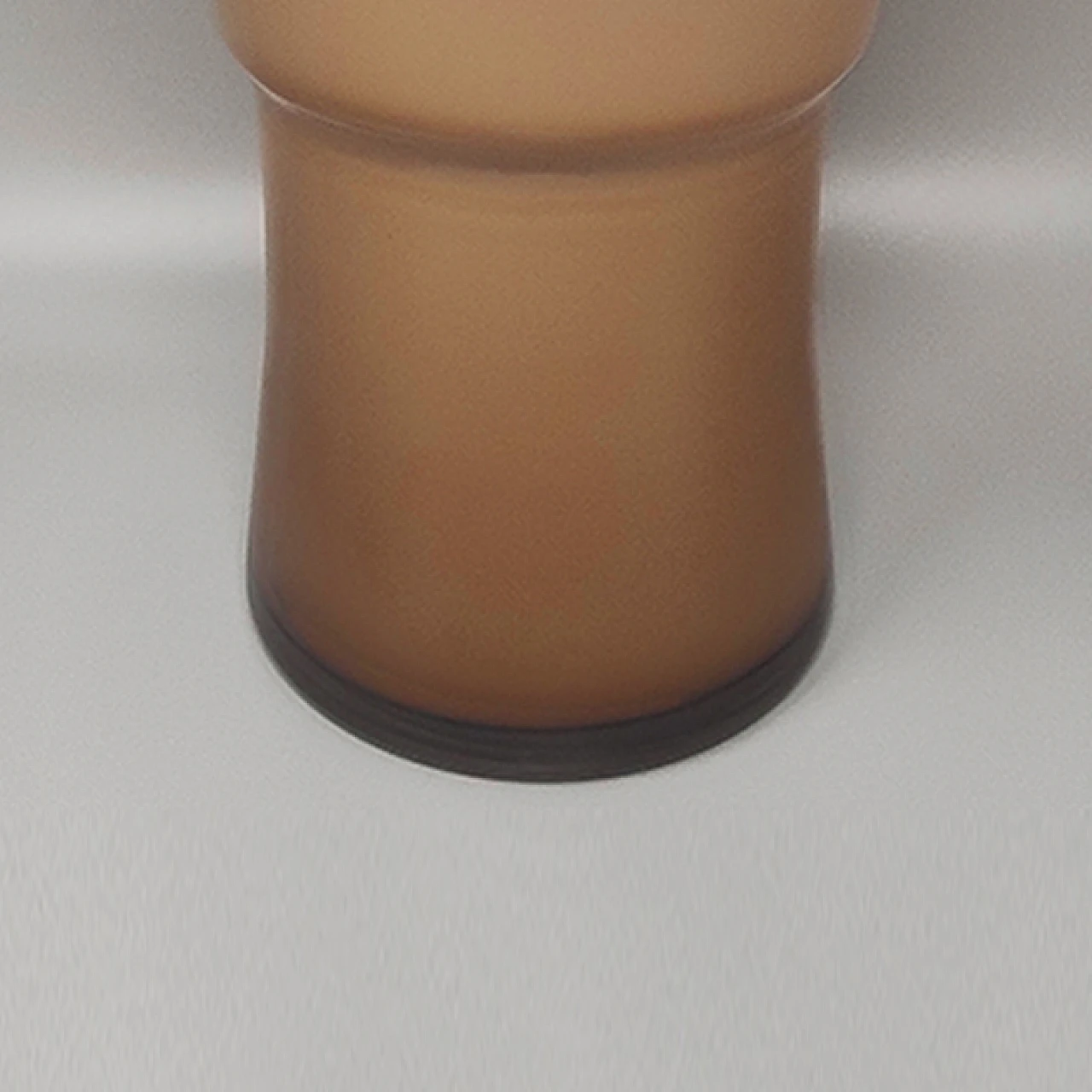 Vaso in vetro di Murano marrone di Carlo Nason, anni 2000 7