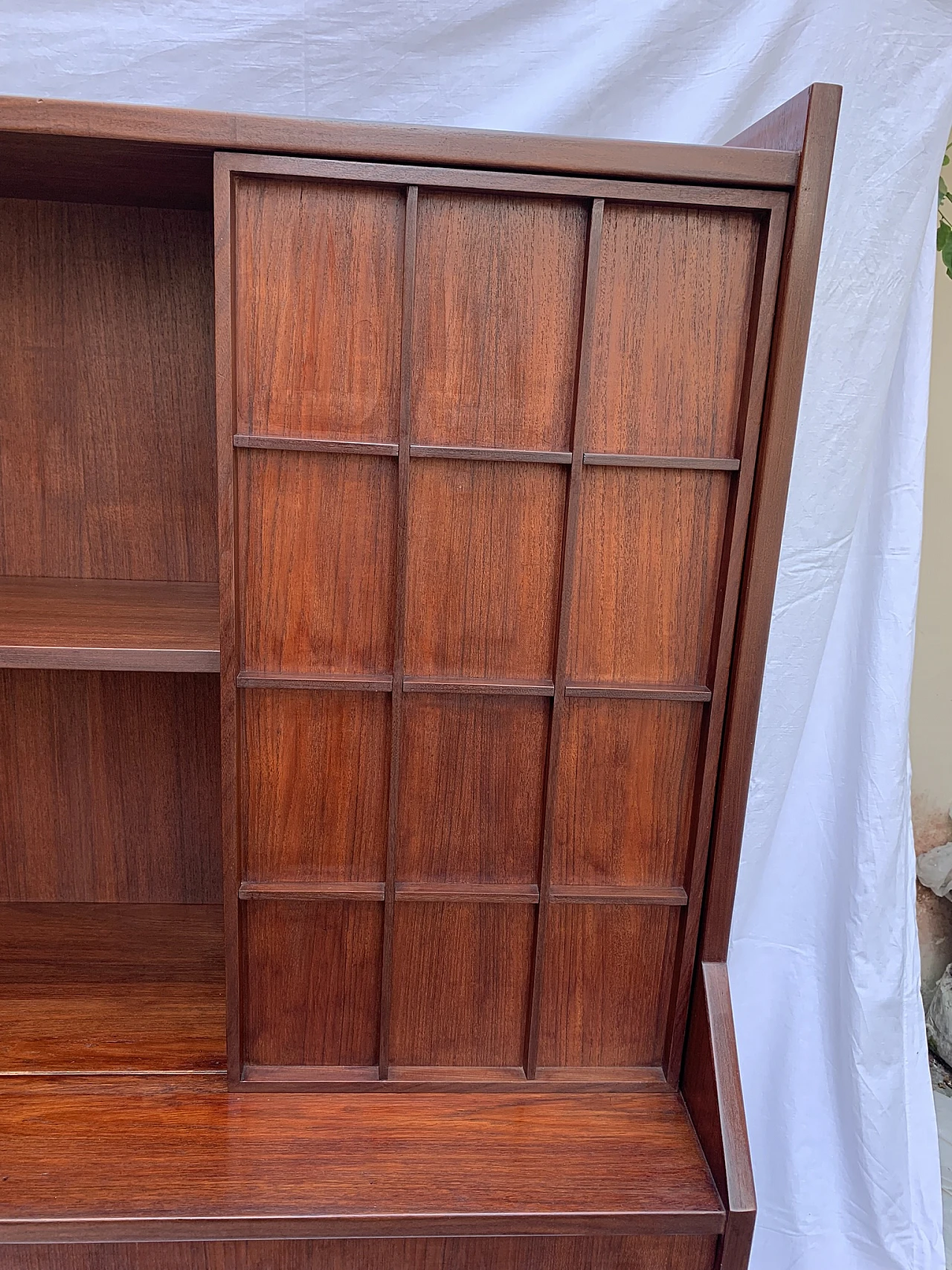 Danish teak sideboard with bar cabinet, 1960s 8