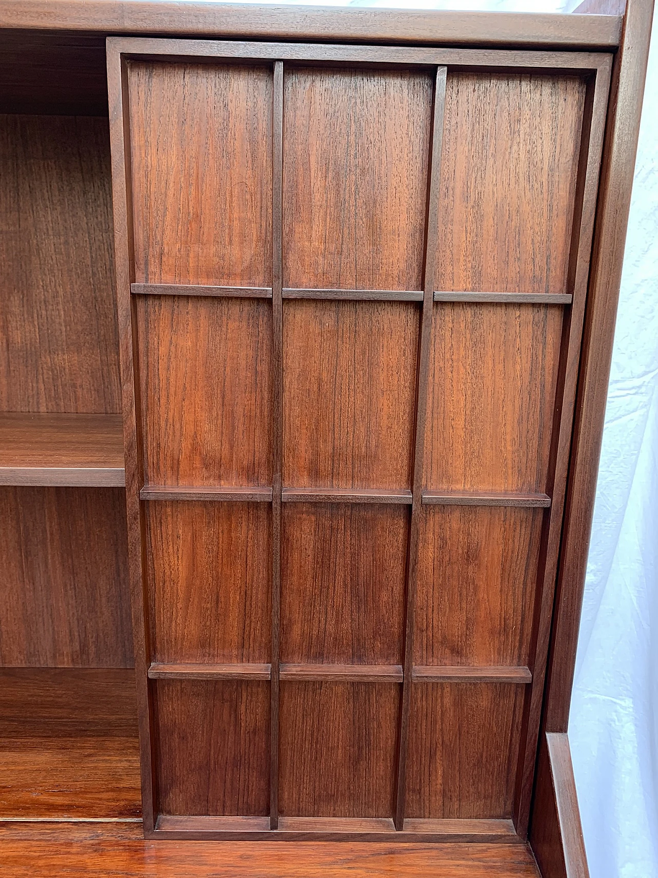 Danish teak sideboard with bar cabinet, 1960s 13