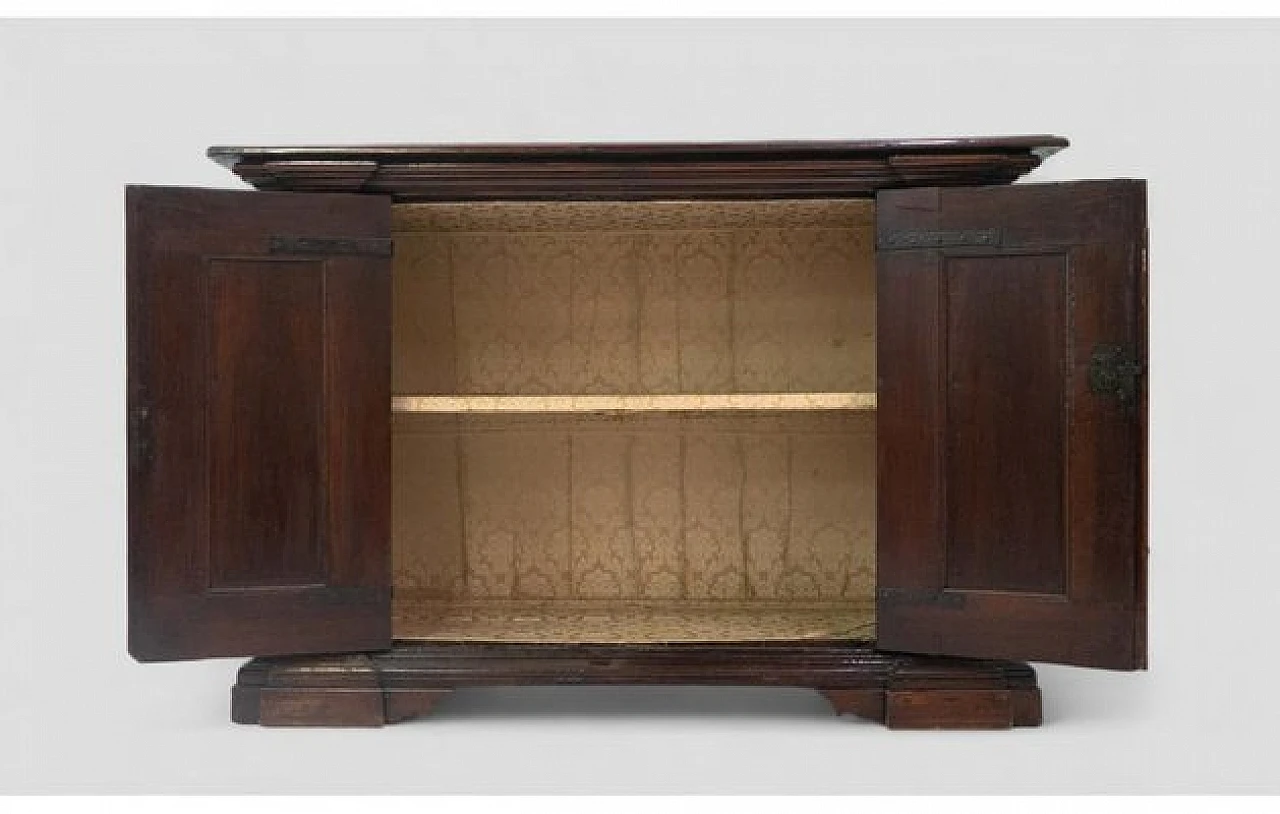 Wooden sideboard with double paneled doors, 2000s 5