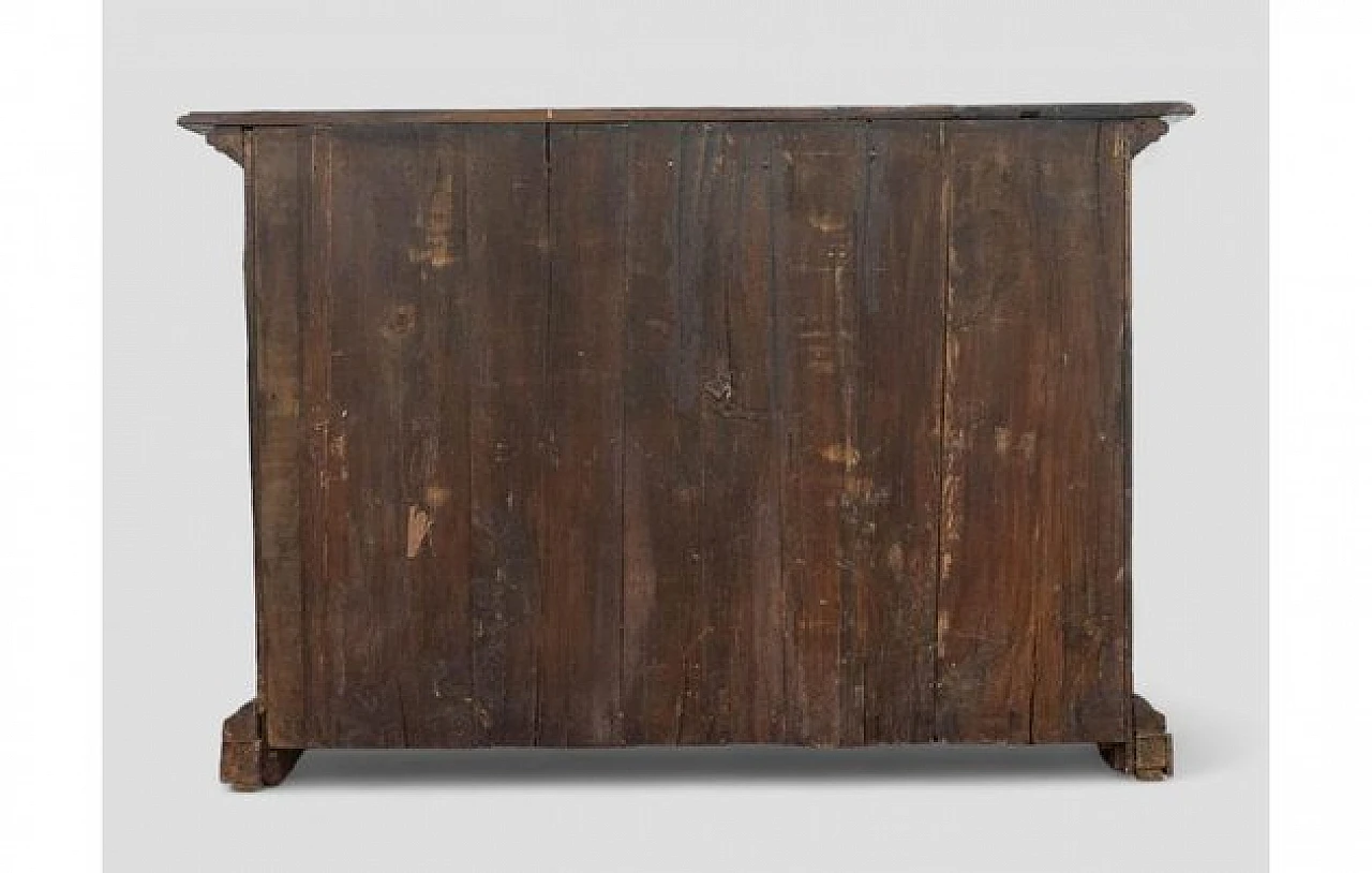 Wooden sideboard with double paneled doors, 2000s 8