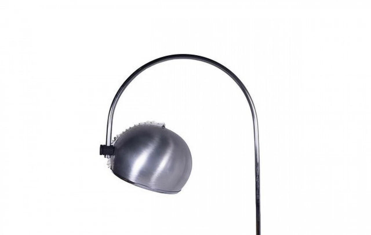 Arc floor lamp in metal attributed to Goffredo Reggiani, 1970s 3