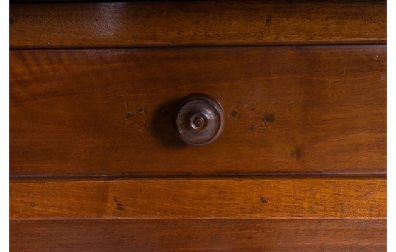 Wooden dresser with three drawers, 1960s 6