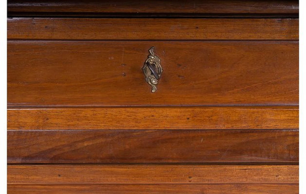 Wooden dresser with three drawers, 1960s 7