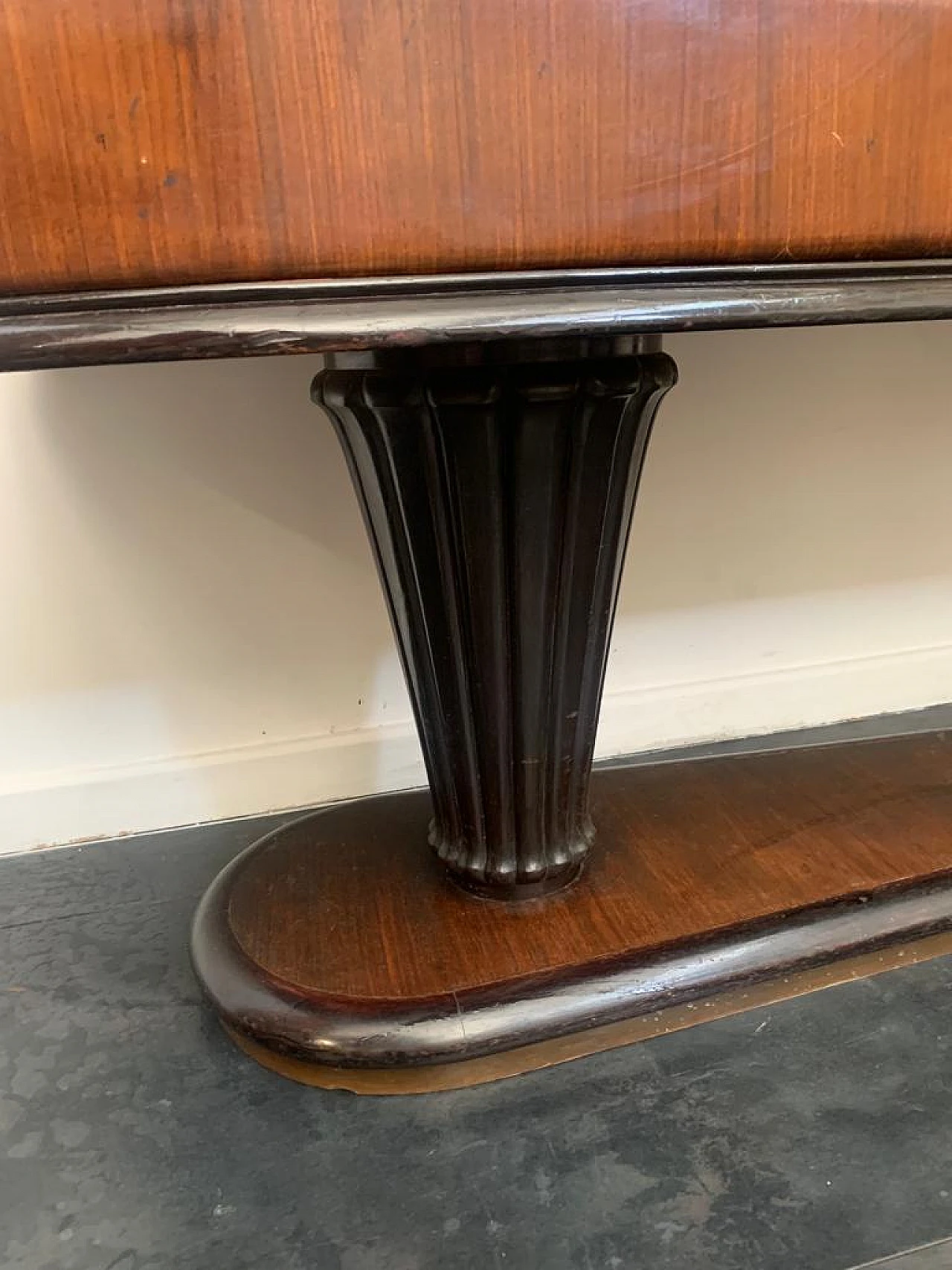 Shaped and rusticated sideboard attributed to Vittorio Dassi, 1950s 7