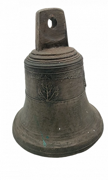 Silvered bronze bell, early 19th century