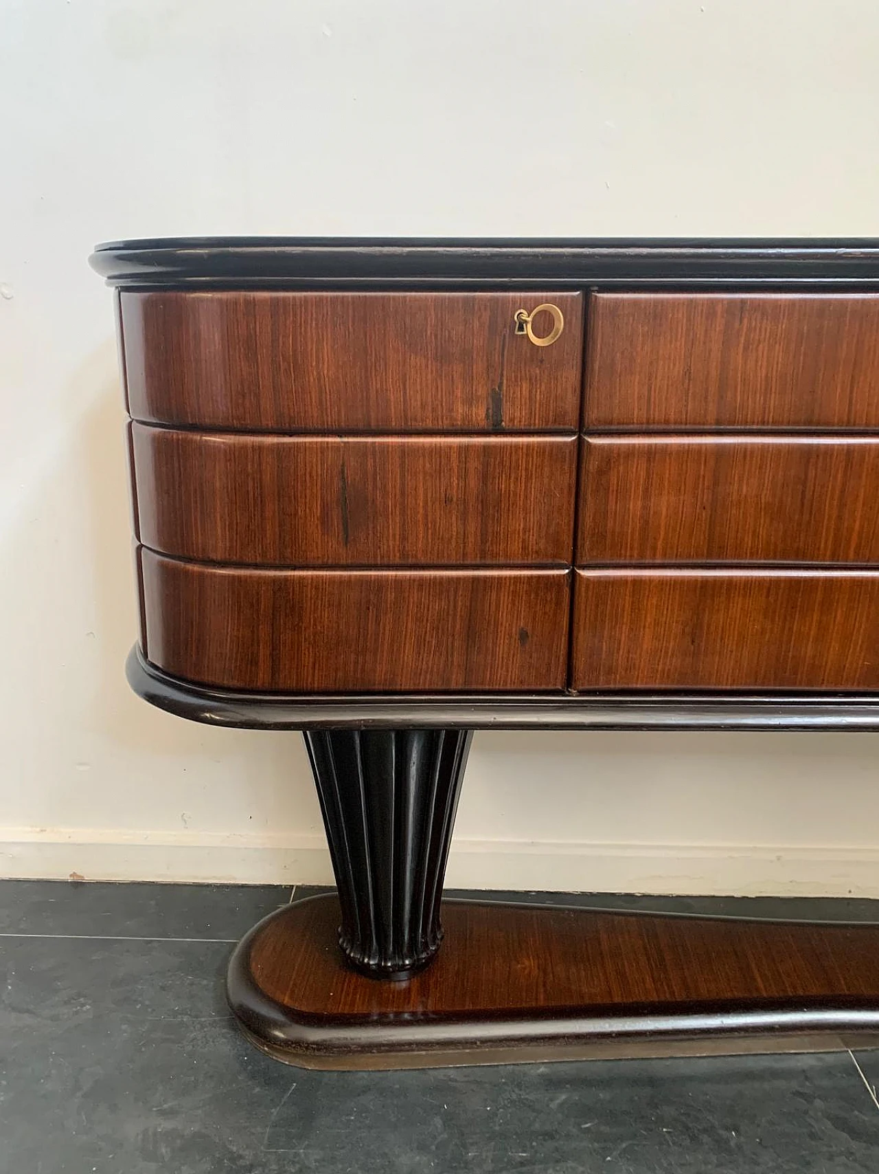 Rosewood sideboard attributed to Vittorio Dassi, 1950s 10