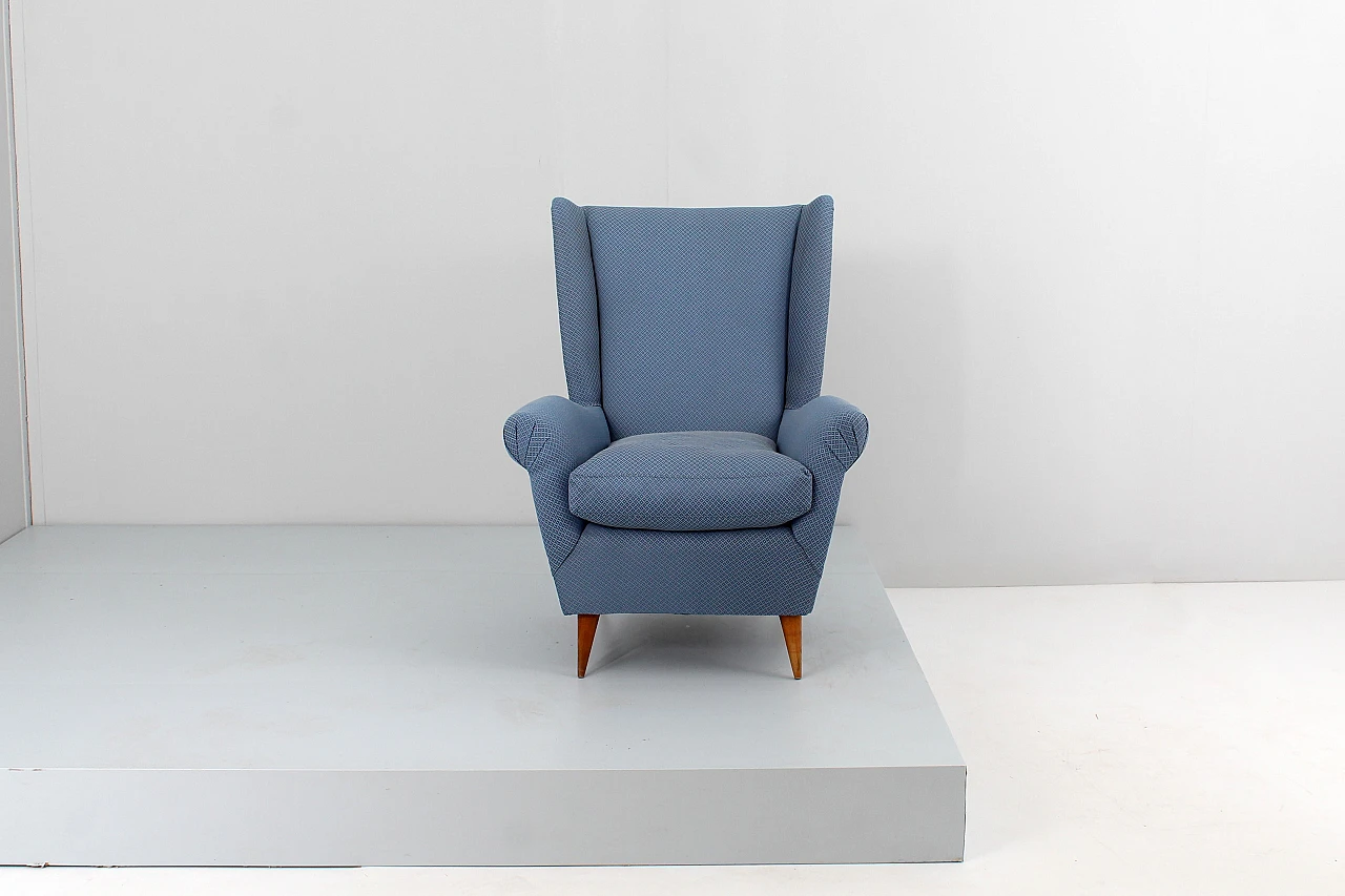 Armchair attributed to Gio Ponti for ISA Bergamo, 1950s 3