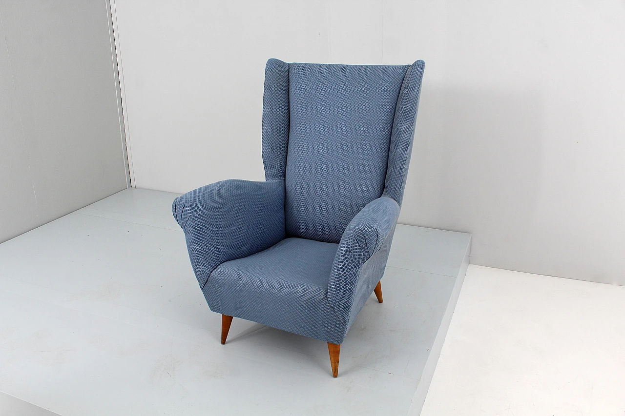 Armchair attributed to Gio Ponti for ISA Bergamo, 1950s 5