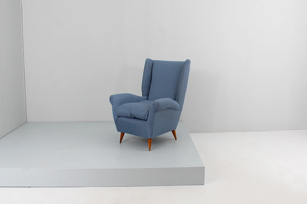 Armchair attributed to Gio Ponti for ISA Bergamo, 1950s 6
