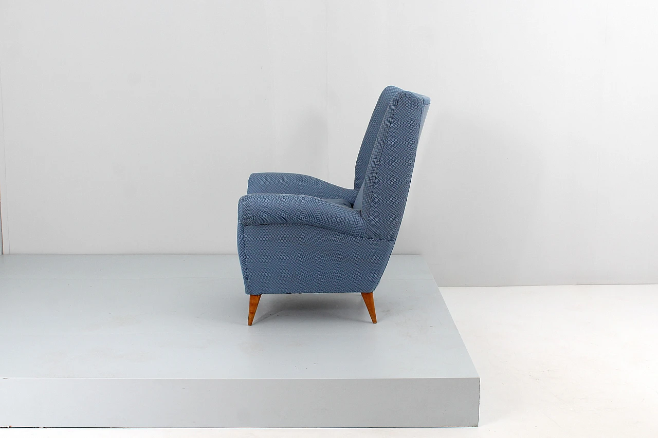 Armchair attributed to Gio Ponti for ISA Bergamo, 1950s 7