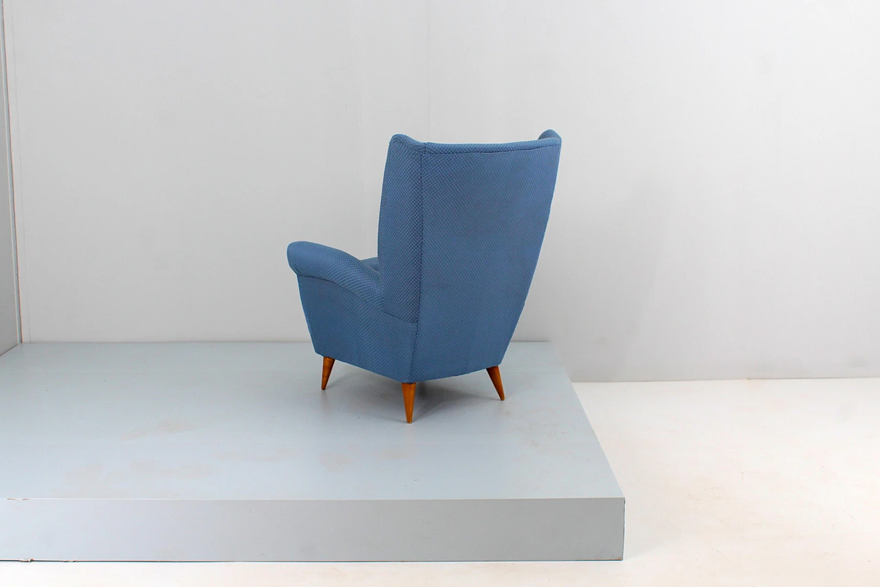 Armchair attributed to Gio Ponti for ISA Bergamo, 1950s 8
