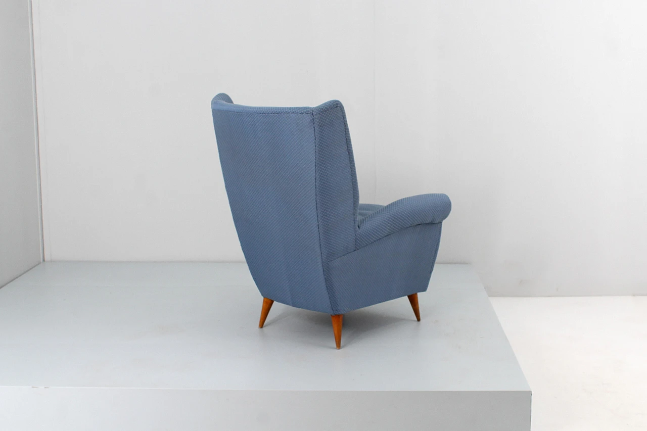 Armchair attributed to Gio Ponti for ISA Bergamo, 1950s 10