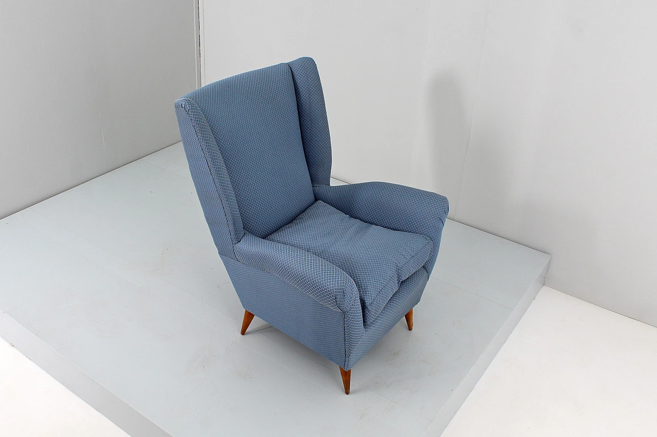 Armchair attributed to Gio Ponti for ISA Bergamo, 1950s 12