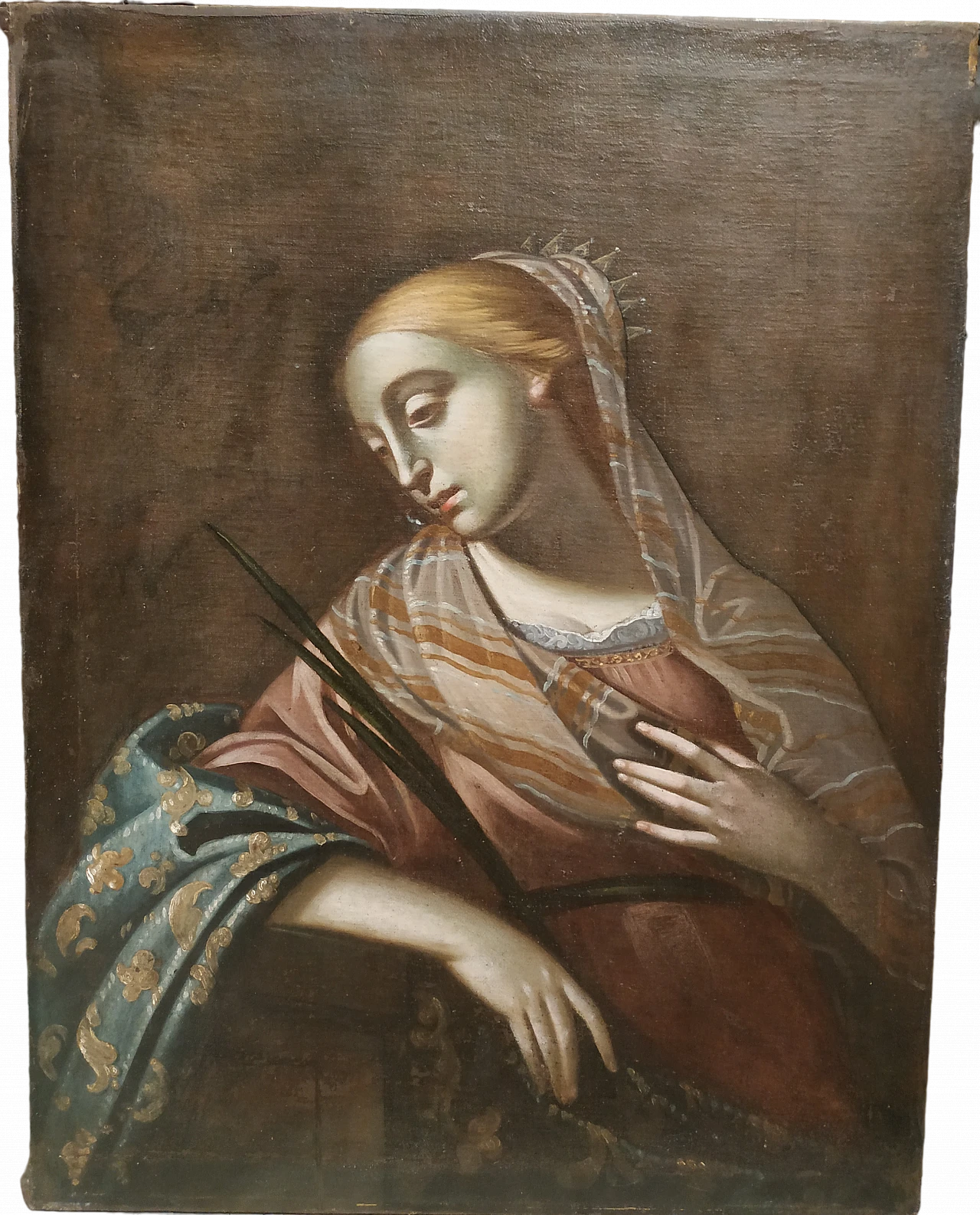 St. Catherine of Alexandria, oil on canvas, 17th century 7