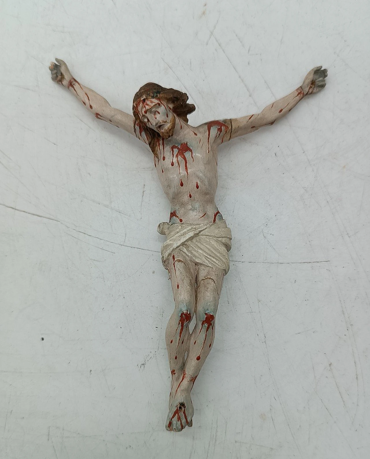 Christ, painted wood sculpture, mid-18th century 1