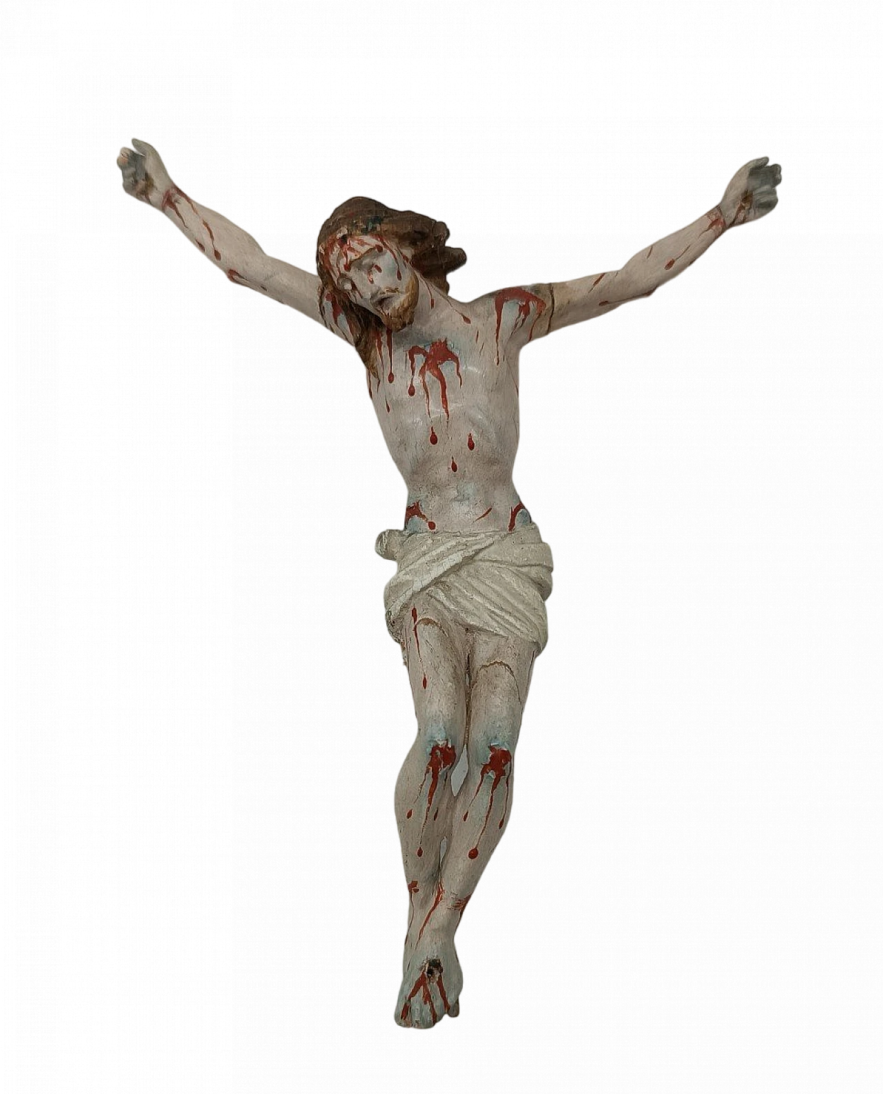 Christ, painted wood sculpture, mid-18th century 2