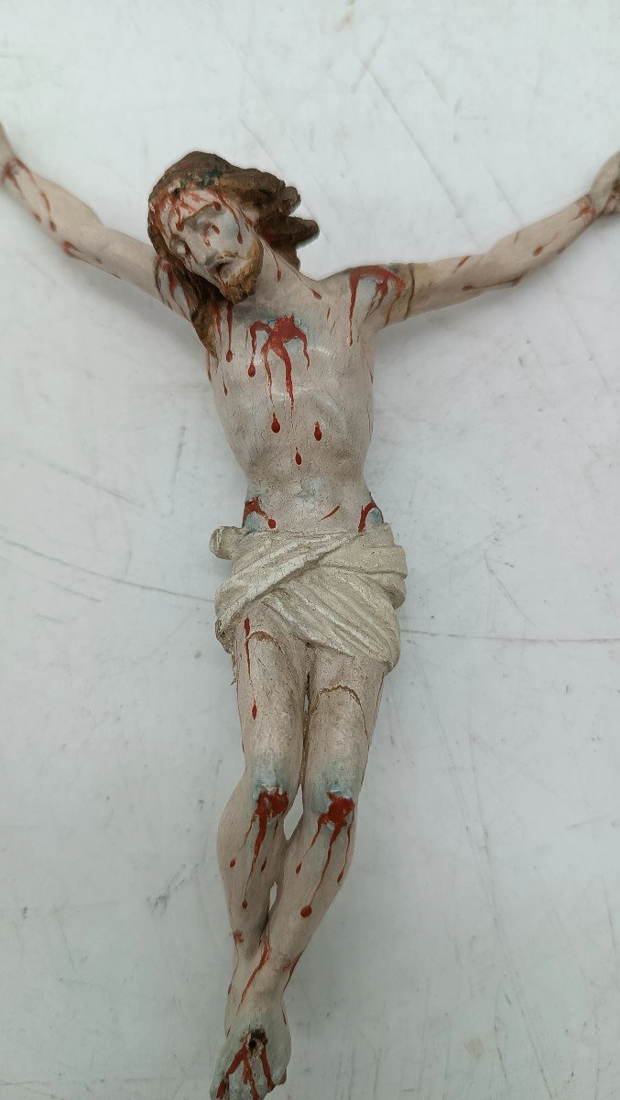 Christ, painted wood sculpture, mid-18th century 6