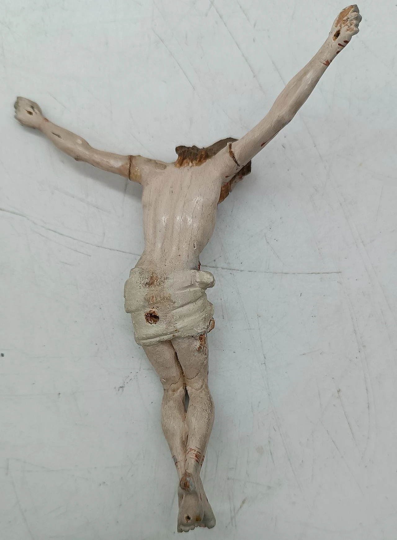 Christ, painted wood sculpture, mid-18th century 9