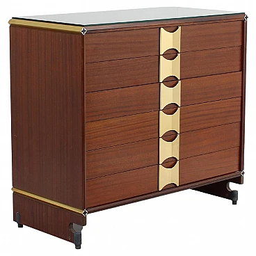 Fitting wooden chest of drawers by Piarotto, 1970s