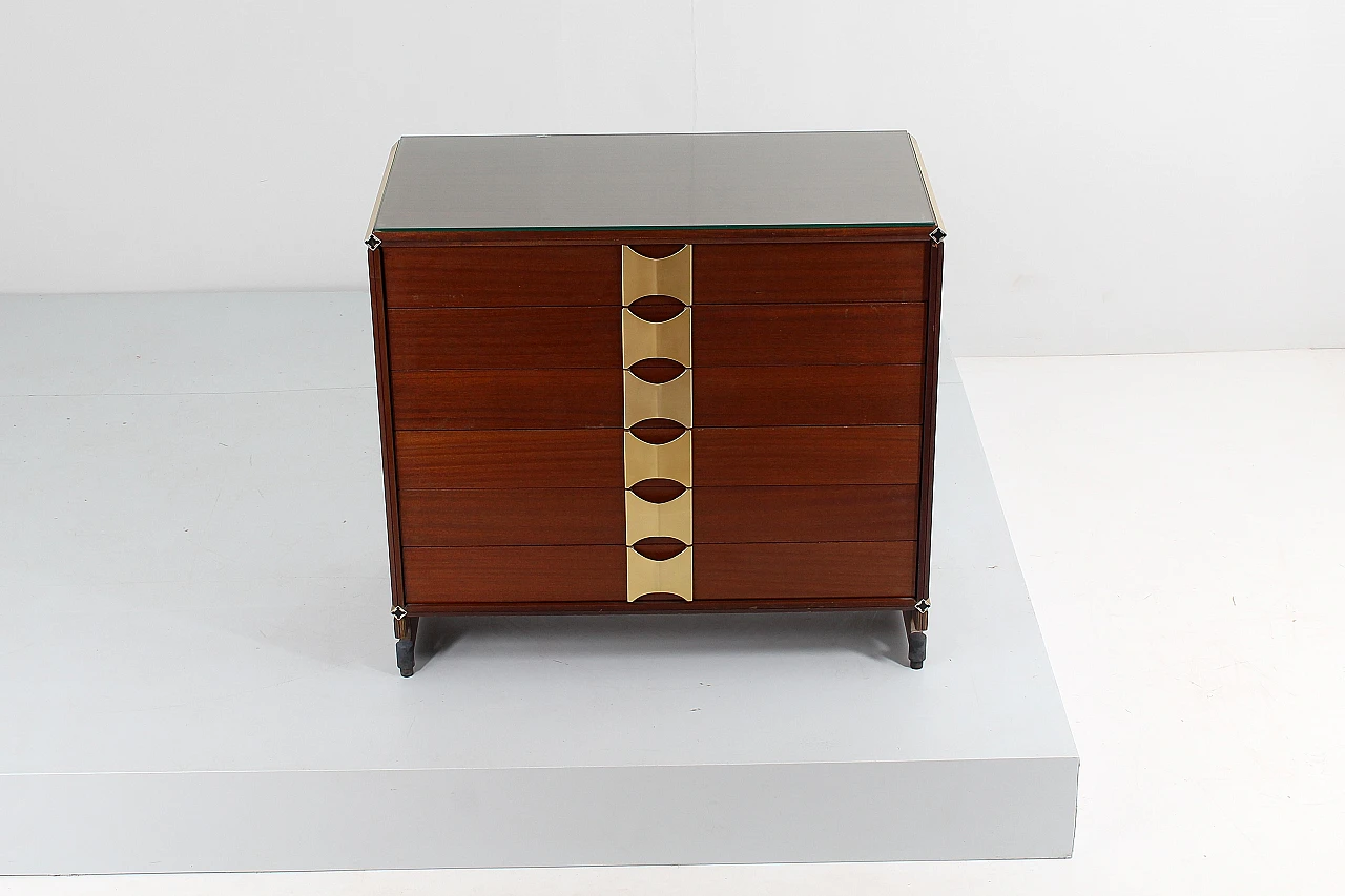 Fitting wooden chest of drawers by Piarotto, 1970s 2