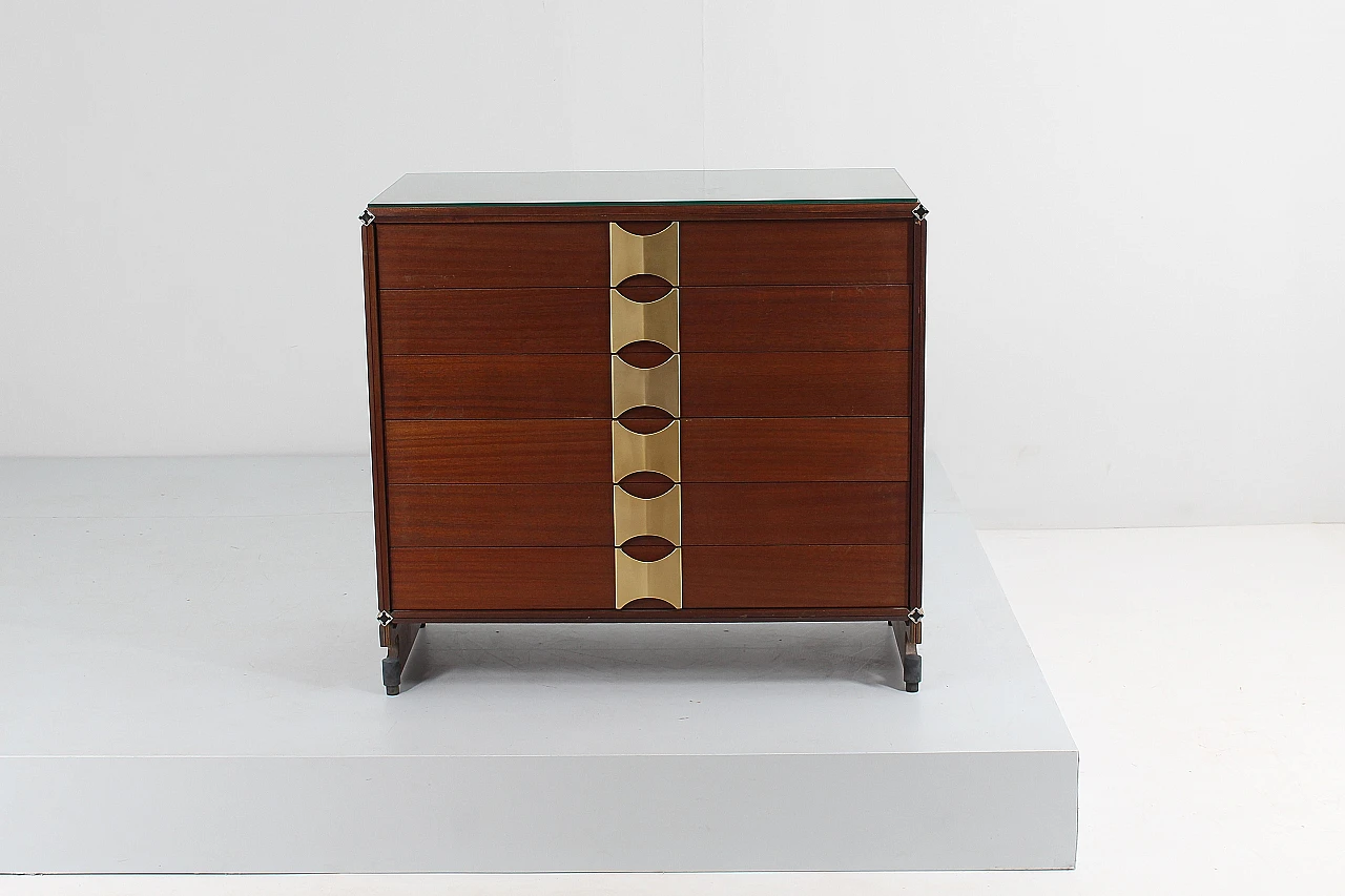 Fitting wooden chest of drawers by Piarotto, 1970s 3