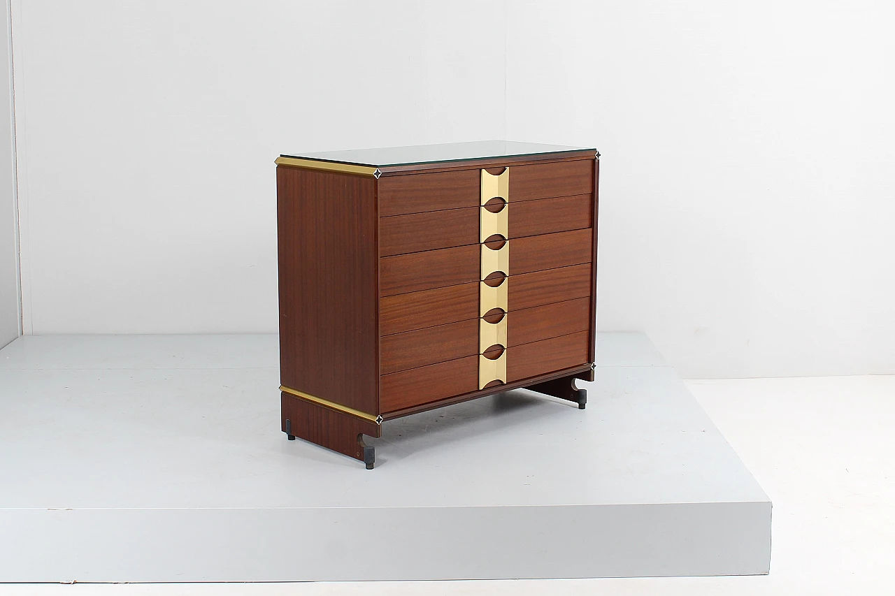 Fitting wooden chest of drawers by Piarotto, 1970s 4