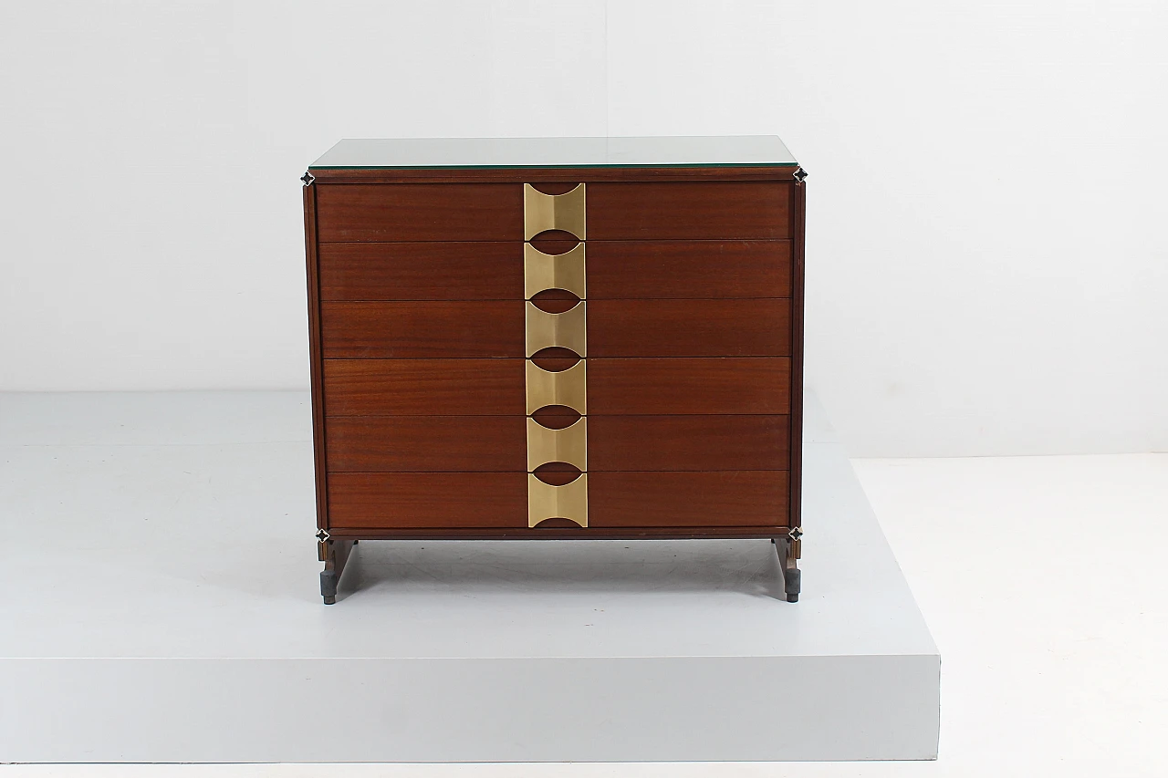 Fitting wooden chest of drawers by Piarotto, 1970s 5