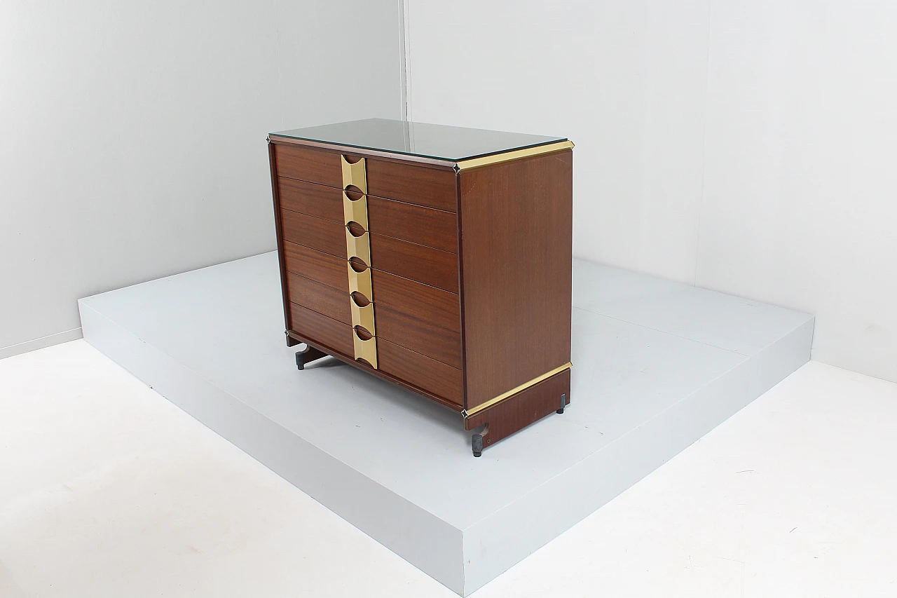 Fitting wooden chest of drawers by Piarotto, 1970s 6