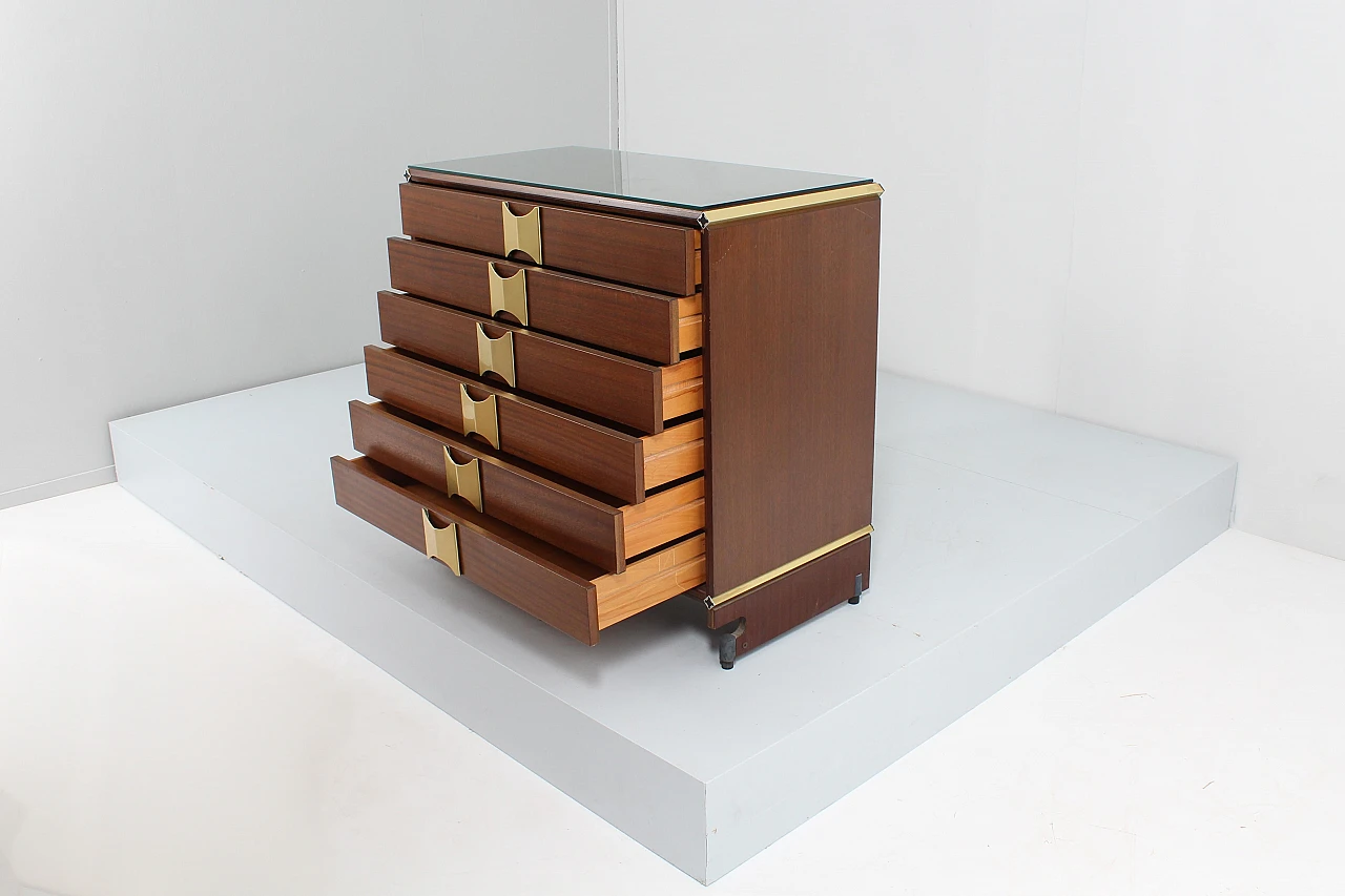 Fitting wooden chest of drawers by Piarotto, 1970s 7
