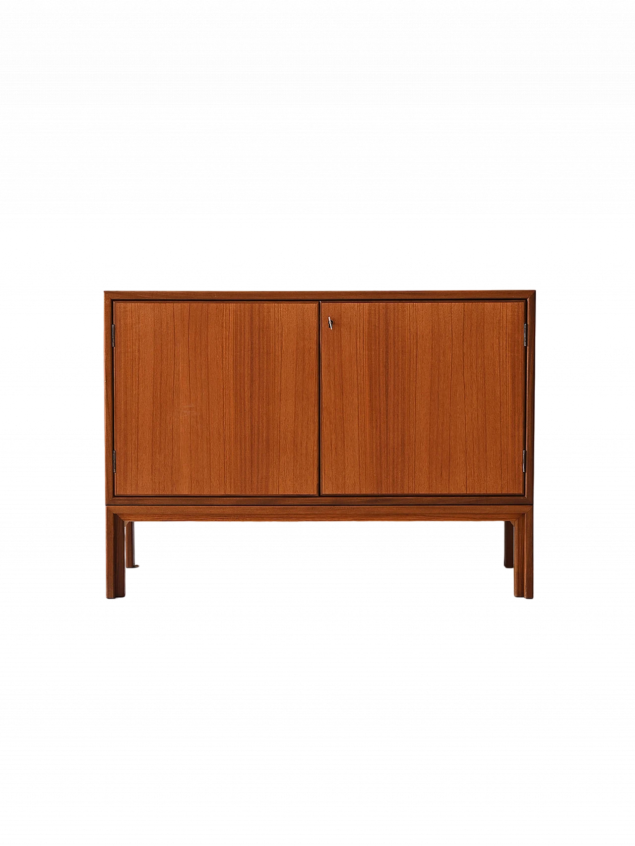 Credenza svedese in teak ad ante battenti, anni '60 11