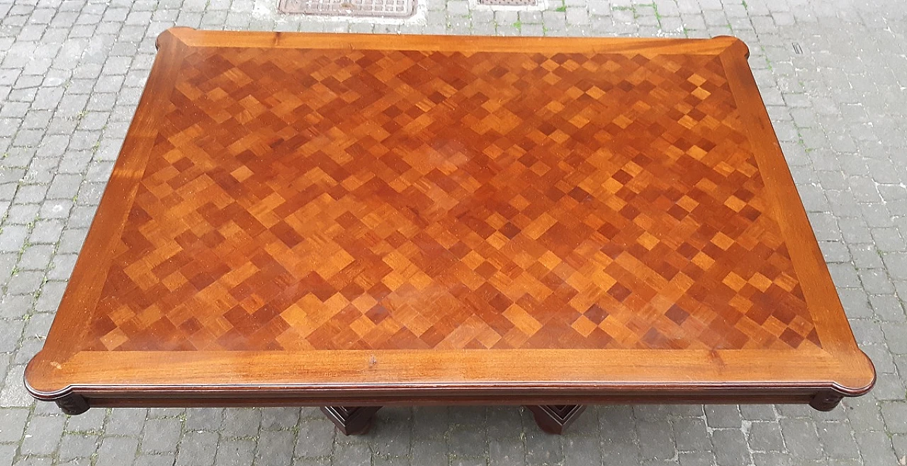 Viennese mahogany extendable table, second half of the 19th century 6