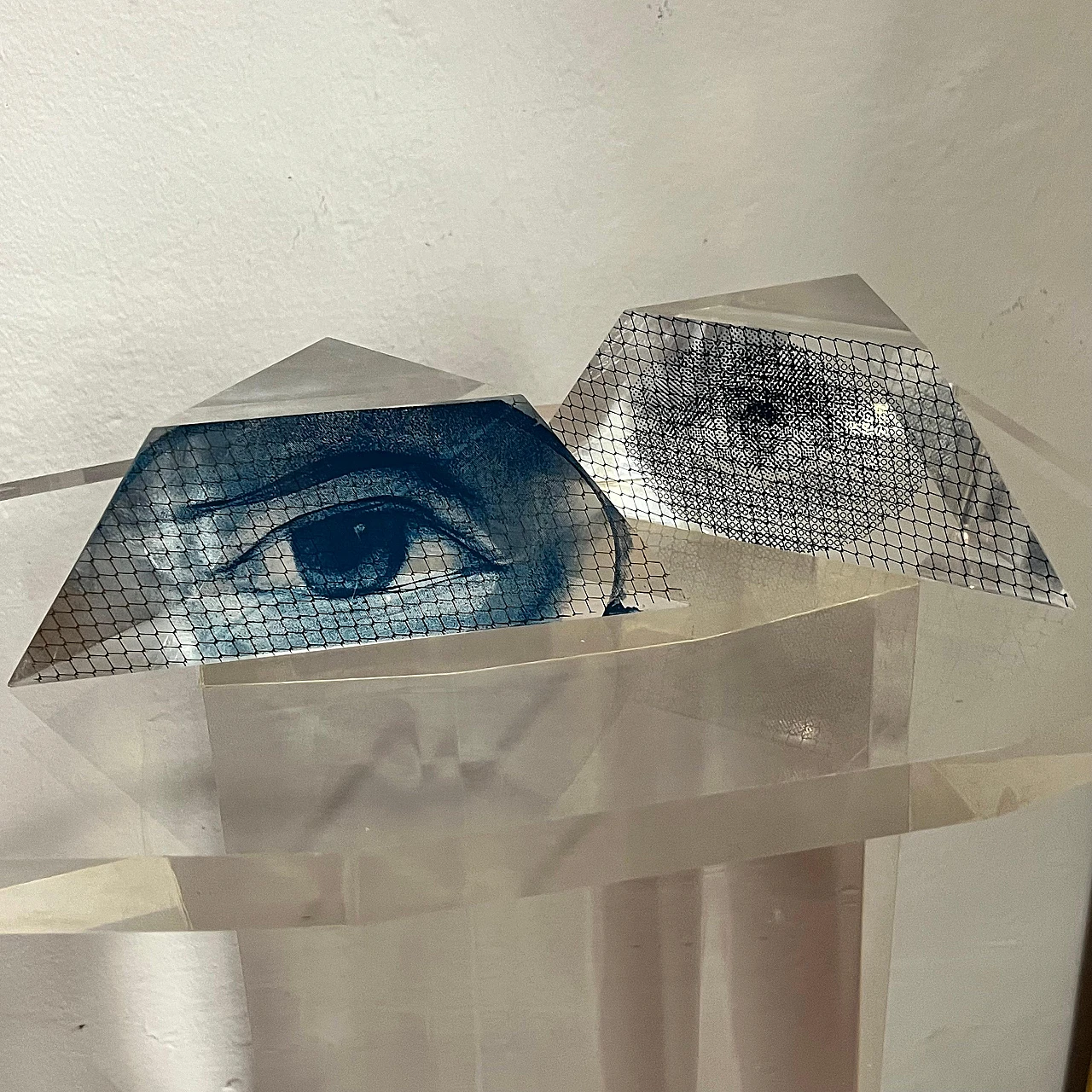 Laura Panno, Star of the Body, pair of plexiglass sculptures, 1990 3