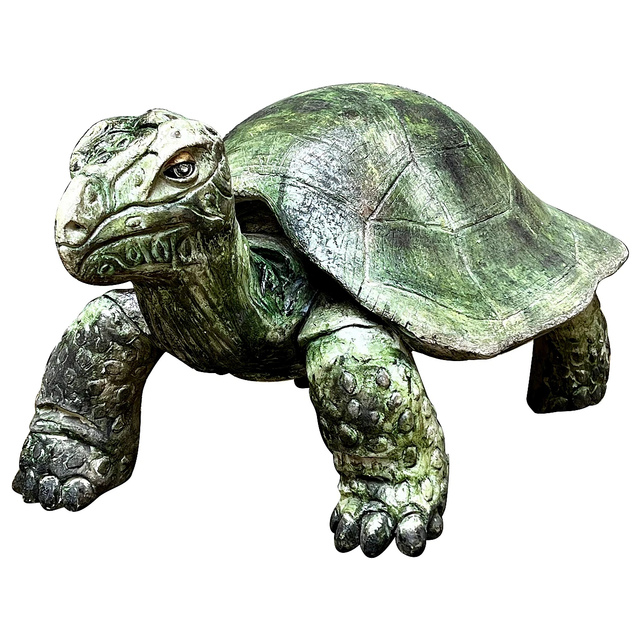 Aldabra giant tortoise, ceramic sculpture, 1970s 1