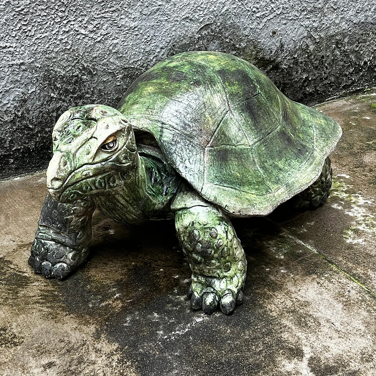 Aldabra giant tortoise, ceramic sculpture, 1970s 2