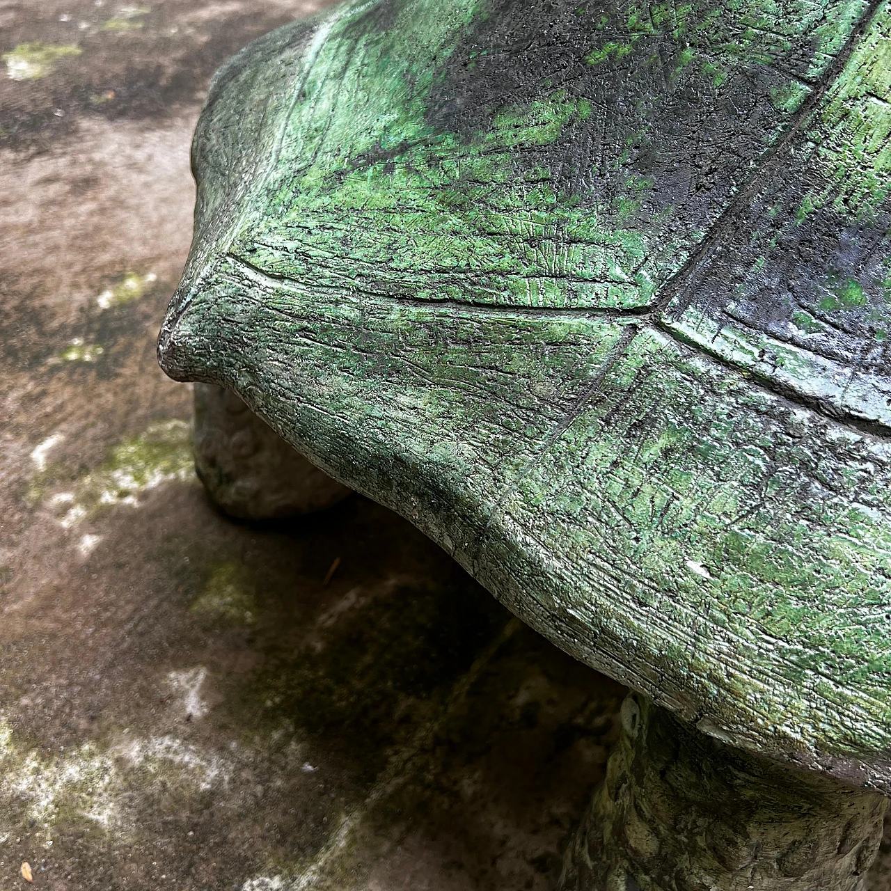 Aldabra giant tortoise, ceramic sculpture, 1970s 17