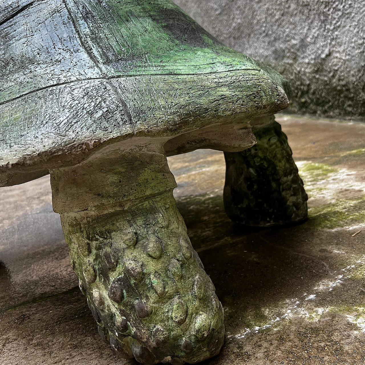 Aldabra giant tortoise, ceramic sculpture, 1970s 18