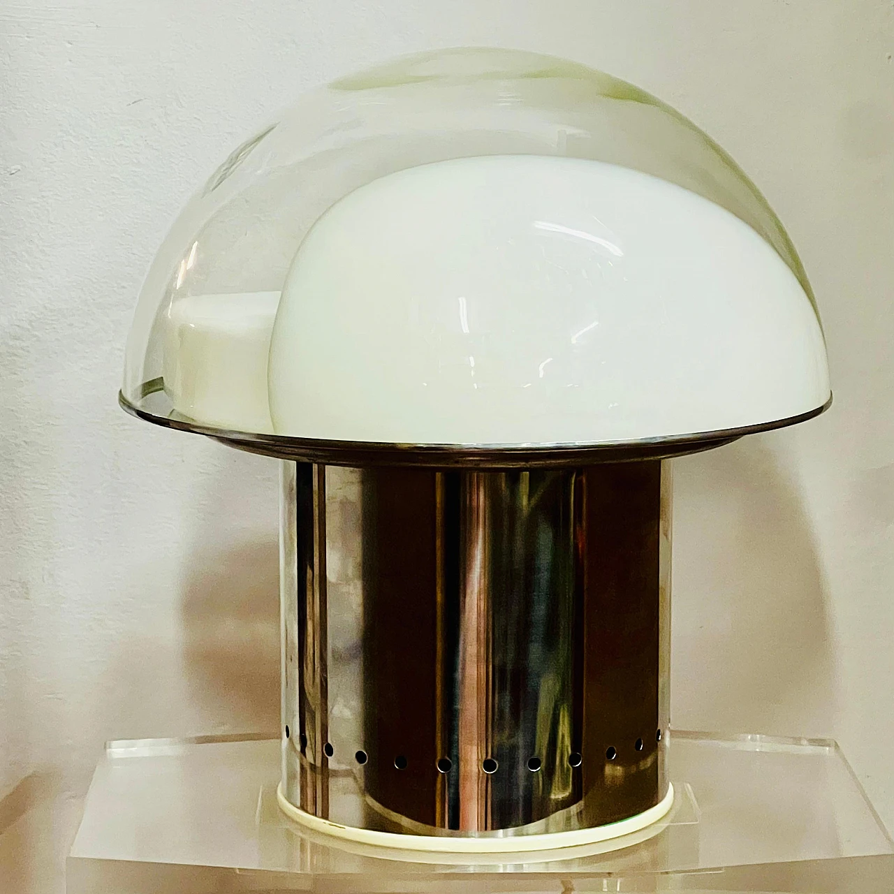 Table lamp attributed to Angelo Brotto for Esperia, 1970s 4