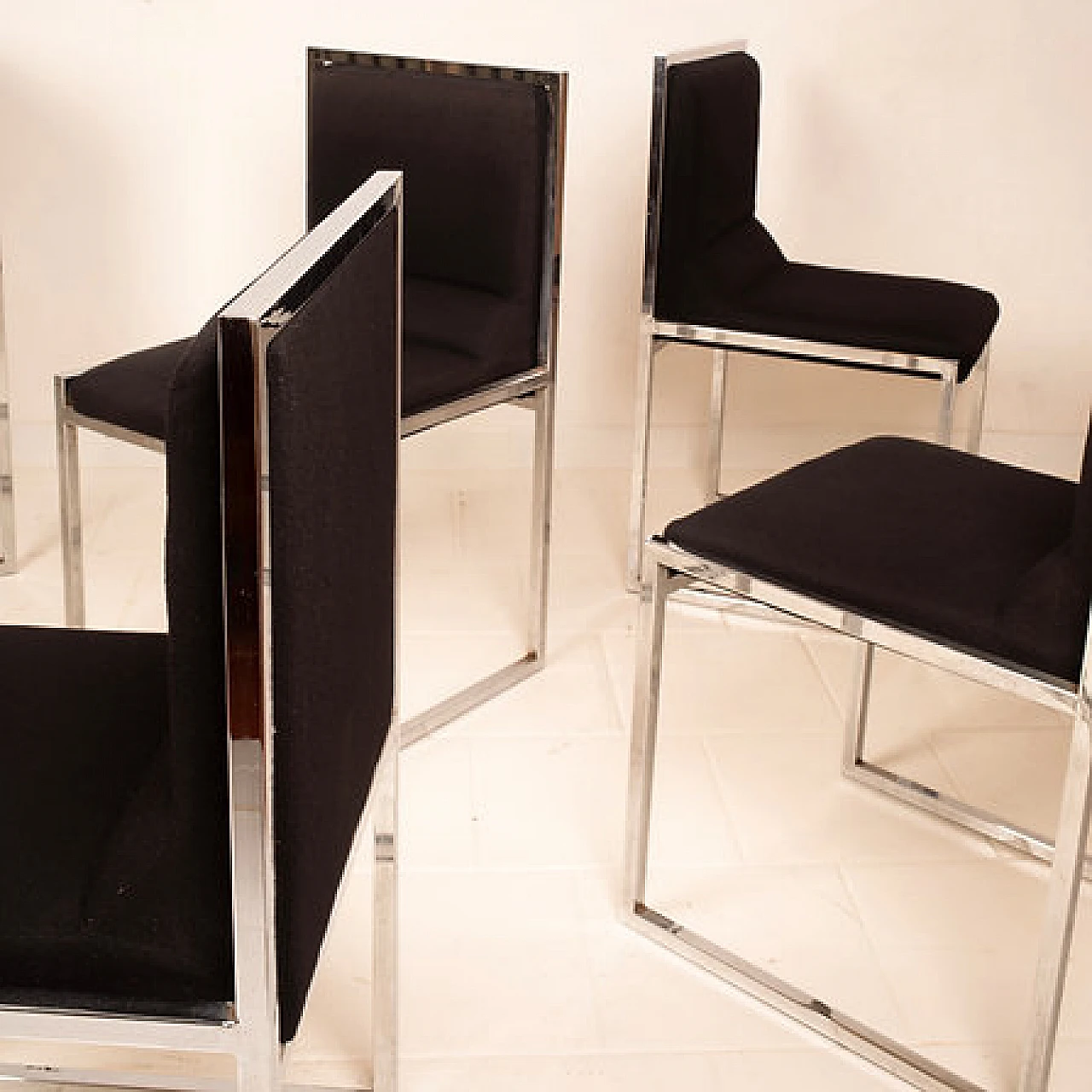 6 Wright-Wright chairs by Nanda Vigo for Driade, 1972 5