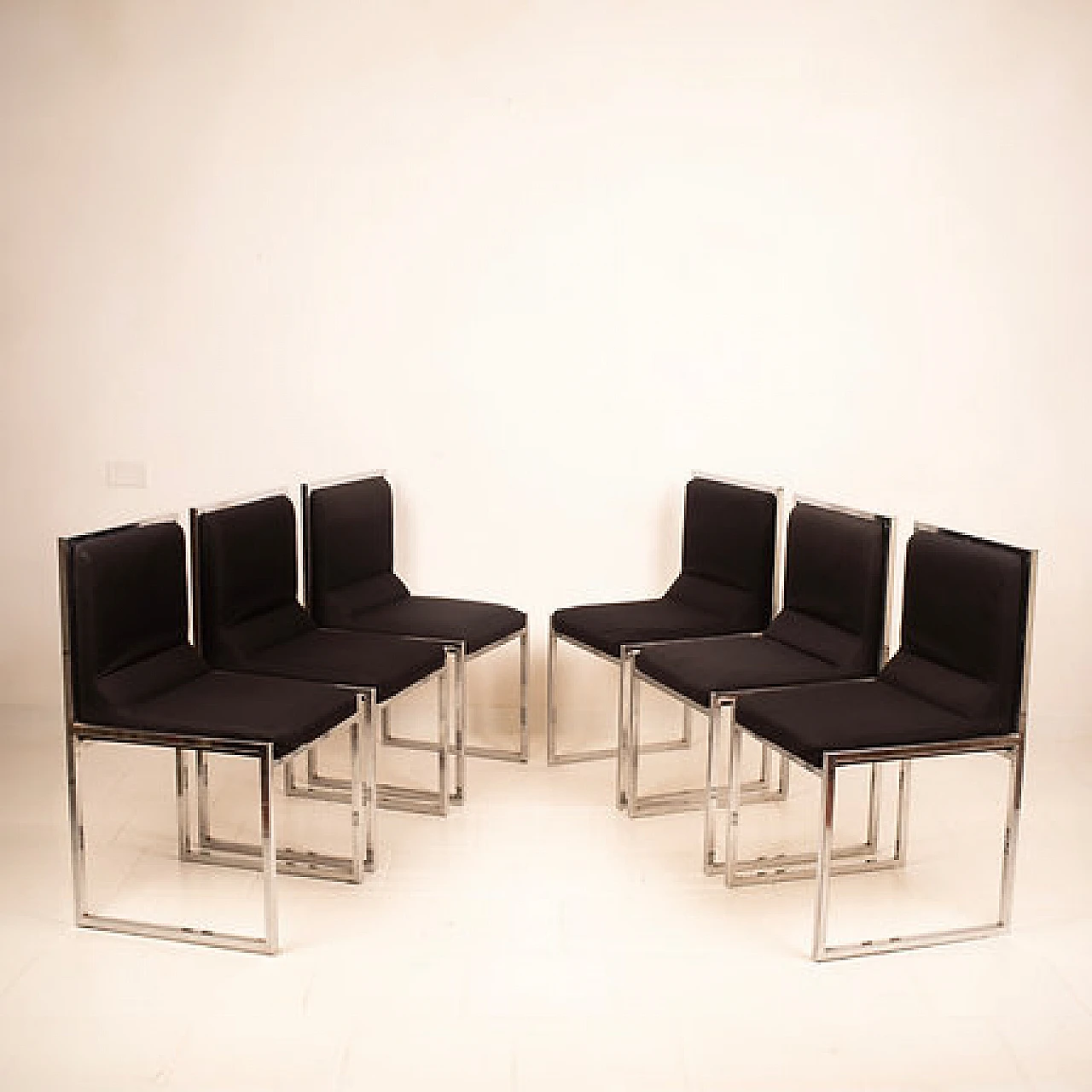 6 Wright-Wright chairs by Nanda Vigo for Driade, 1972 6