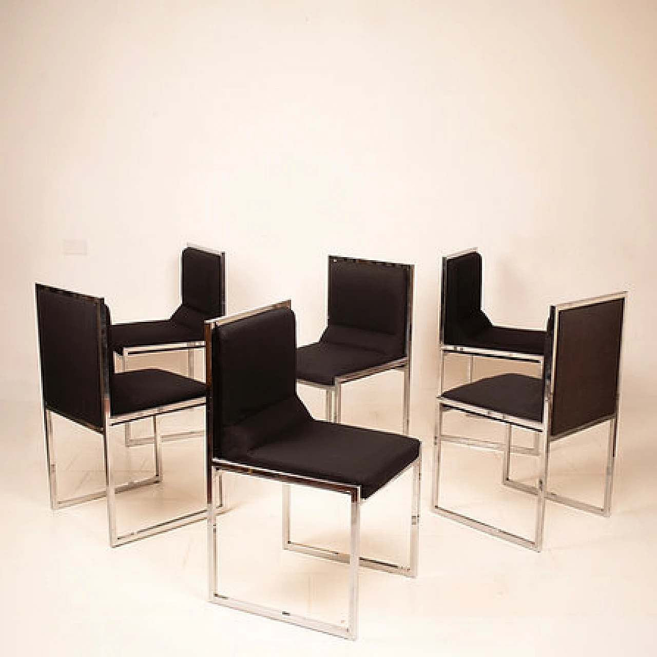 6 Wright-Wright chairs by Nanda Vigo for Driade, 1972 8